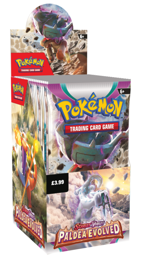 Pokémon Paldea Evolved - Half Booster Box (18 boosterů)