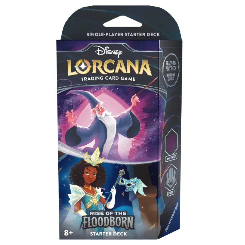 Lorcana: Rise of the Floodborn - Amethyst & Steel Starter Deck