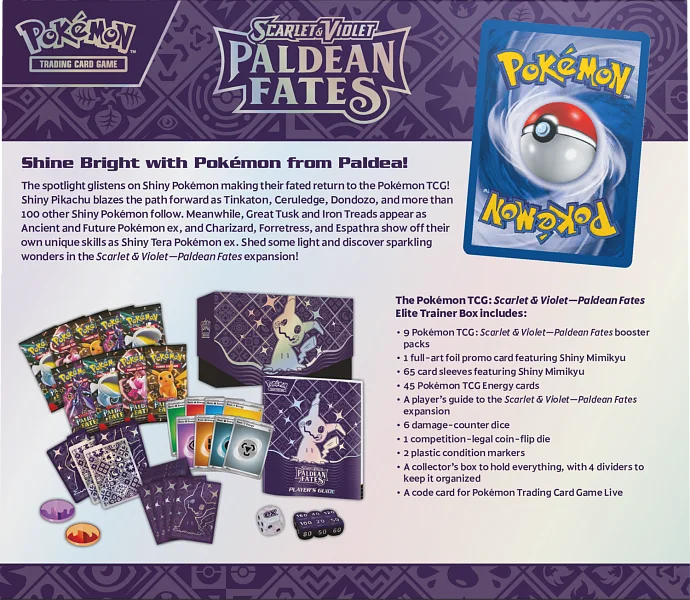 Pokémon Paldean Fates - Elite Trainer Box