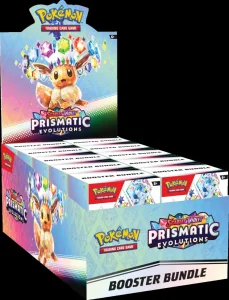 Pokémon Prismatic Evolutions -  Booster Bundle Display