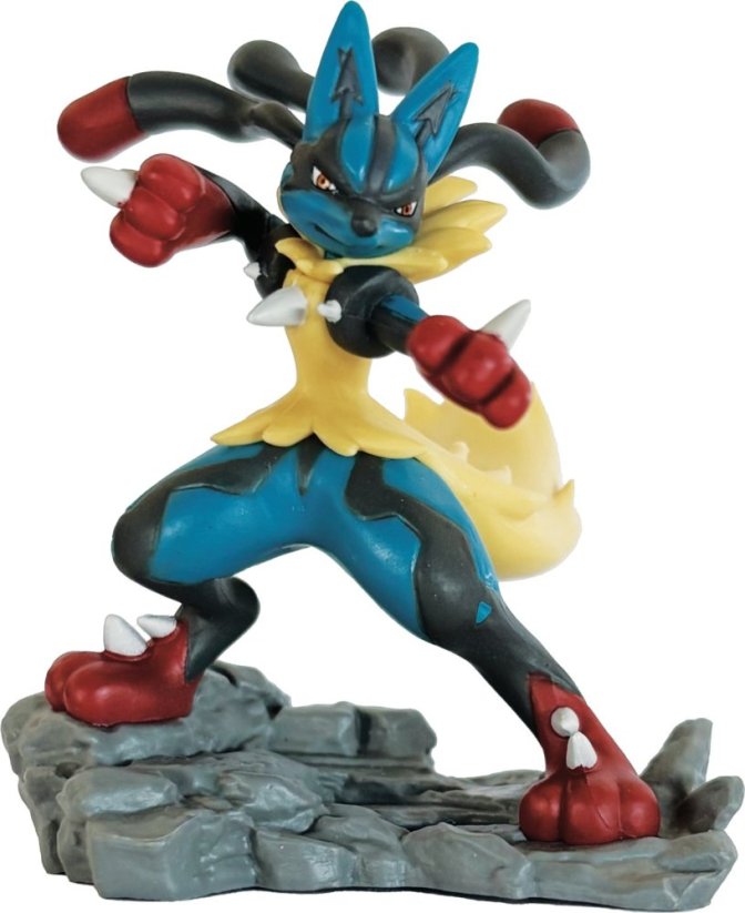 Pokémon TCG: Mega Lucario ex Figure Collection - Stav: Poškozený obal
