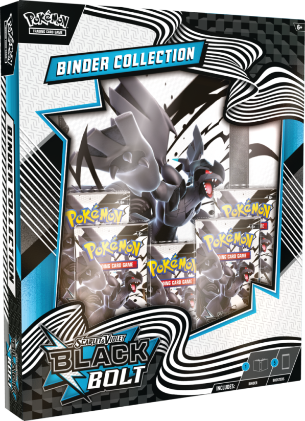 Pokémon TCG: Black Bolt - Binder Collection - Stav: Poškozený obal