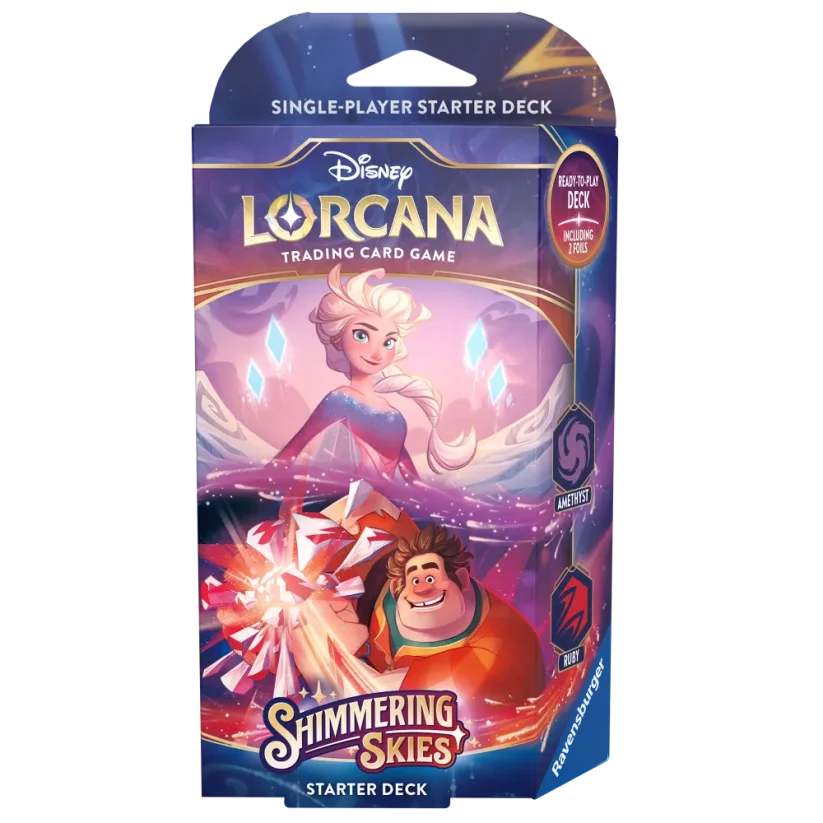 Lorcana: Shimmering Skies - Starter Deck Amethyst & Ruby