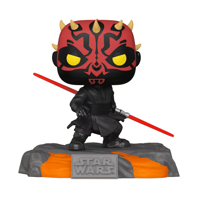 Funko POP! DELUXE Red Saber Series V1: DARTH MAUL (Glow In The Dark)