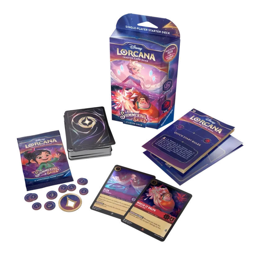 Lorcana: Shimmering Skies - Starter Deck Amethyst & Ruby
