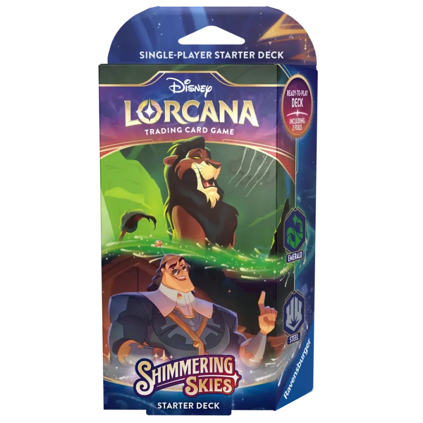 Lorcana: Shimmering Skies - Starter Deck Emerald & Steel