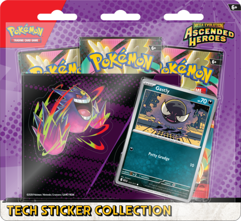 Pokémon TCG: Ascended Heroes - Tech sticker collection - Varianta: Sealed display