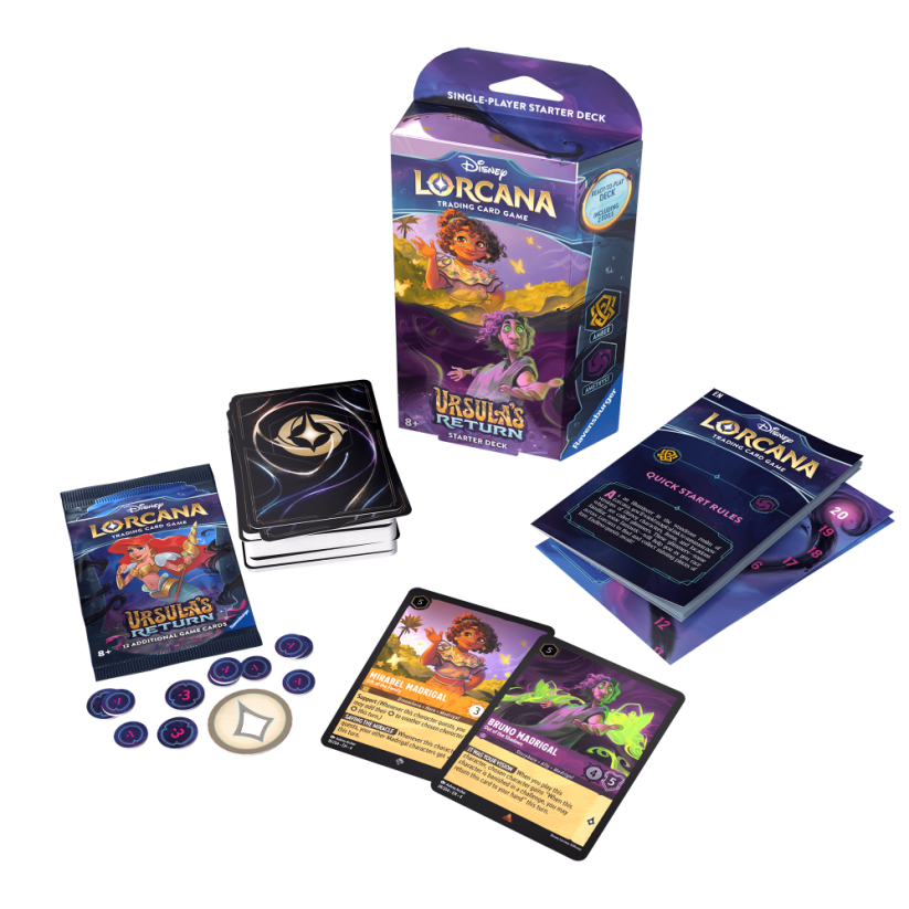 Lorcana: Ursula's Return - Starter Deck Amber & Amethyst