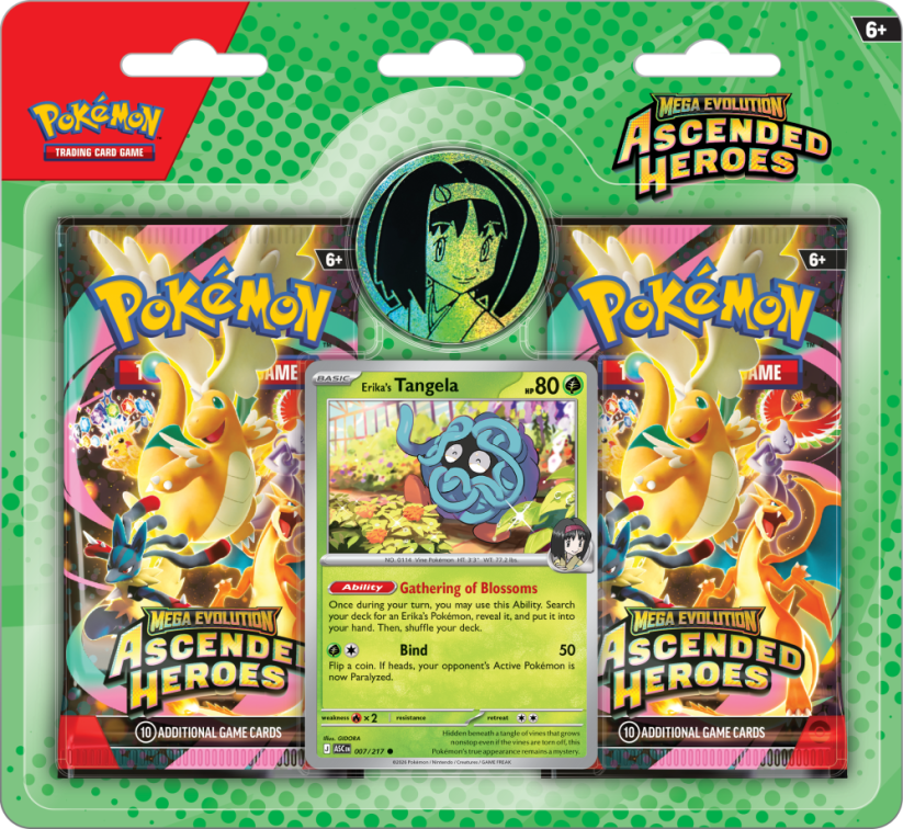 Pokémon TCG: Ascended Heroes - 2-Pack Blister - Varianta: 2-pack blister