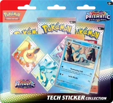 Pokémon Prismatic Evolutions - Tech Sticker Collection