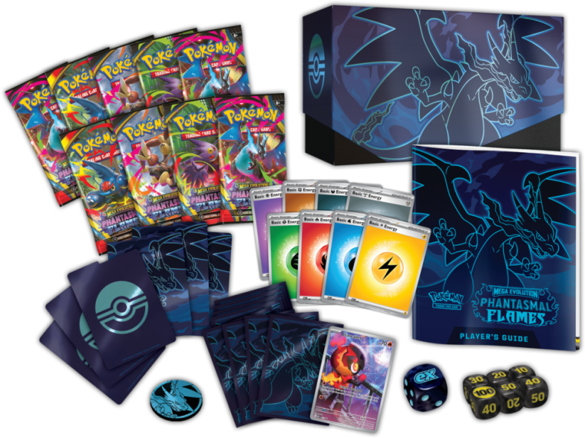 Pokémon Phantasmal Flames - Elite Trainer Box - Stav: Standardní balení