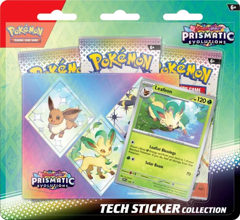 Pokémon Prismatic Evolutions - Tech Sticker Collection