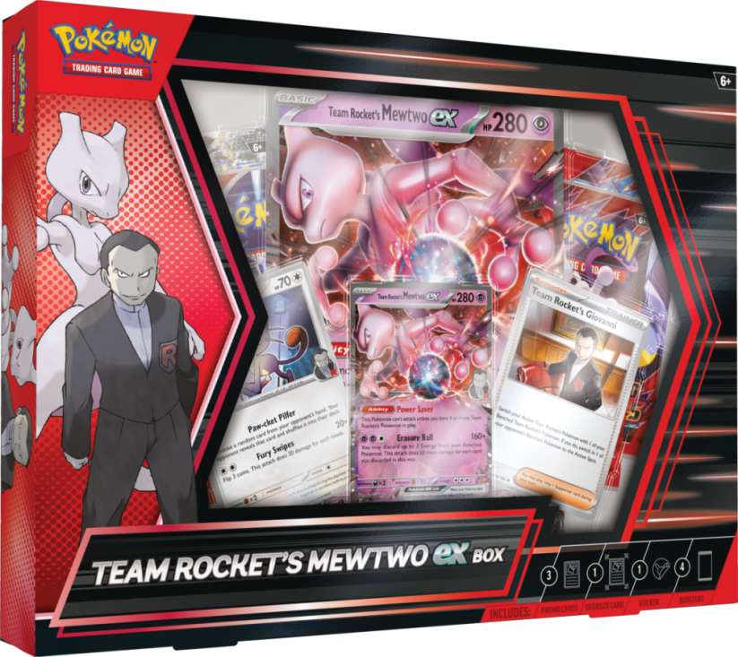 Pokémon TCG: Team Rocket's Mewtwo ex Box (2. jakost)